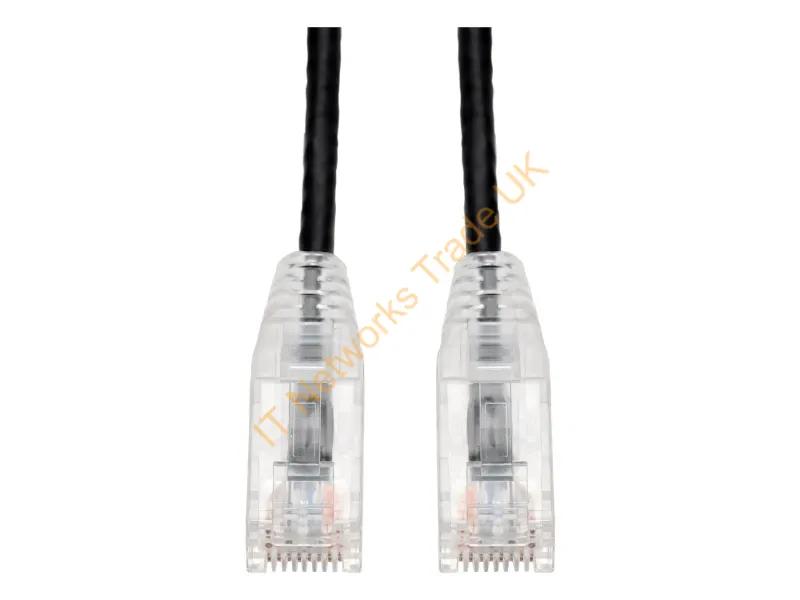 ADD-15FSLCAT6A-BK-5PK - Addon Networks Add-15Fslcat6A-Bk-5Pk Networking Cable Black 179.9" (4.57 M) Cat6A U/Utp (Utp)
