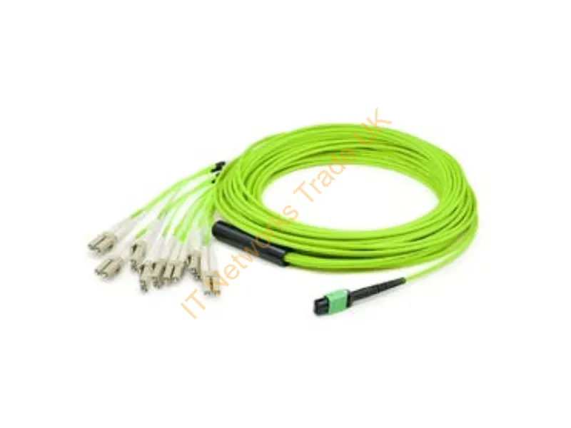 ADD-16FMPO-8LC3M5OM5 - Addon Networks Add-16Fmpo-8Lc3M5Om5 Infiniband/Fibre Optic Cable 118.1" (3 M) Mpo 8X Lc Lomm Green