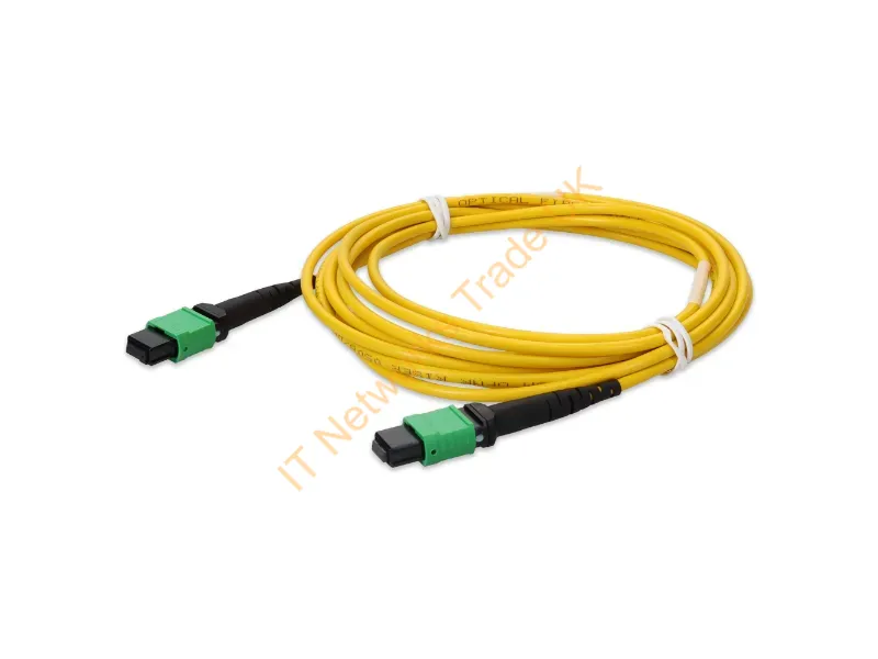 ADD-16FMPOMPO-4M9SMF - Addon Networks Add-16Fmpompo-4M9Smf Fiber Optic Cable 157.5" (4 M) Mpo-16 Ofnr Os2 Yellow