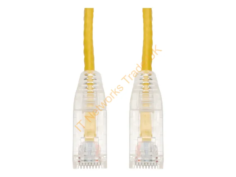 ADD-1FSLCAT6-YW-25PK - Addon Networks Add-1Fslcat6-Yw-25Pk Networking Cable Yellow 11.8" (0.3 M) Cat6 U/Utp (Utp)