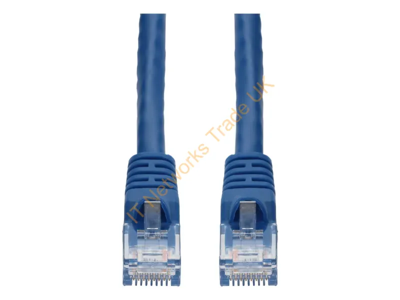 ADD-3FCAT6A-BE-100PK - Addon Networks Add-3Fcat6A-Be-100Pk Networking Cable Blue 35.4" (0.9 M) Cat6A U/Utp (Utp)
