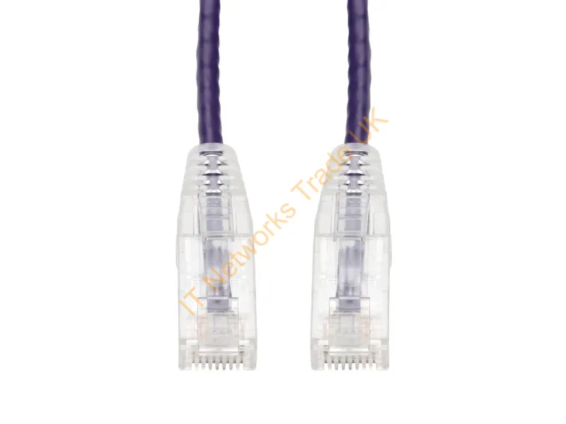 ADD-3FSLCAT6-PE-100PK - Addon Networks Add-3Fslcat6-Pe-100Pk Networking Cable Purple 35.8" (0.91 M) Cat6 S/Utp (Stp)