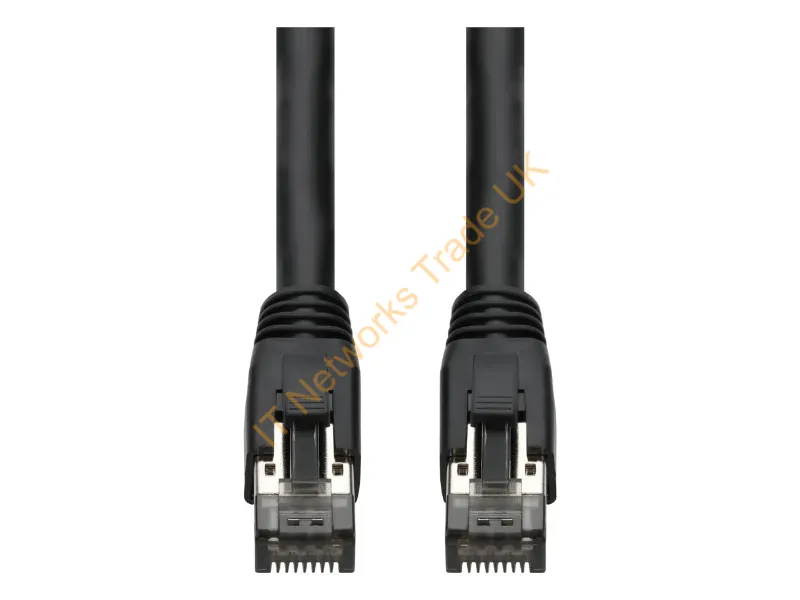 ADD-50FCAT8-BK - Addon Networks Add-50Fcat8-Bk Networking Cable Black 600" (15.2 M) Cat8 S/Ftp (S-Stp)
