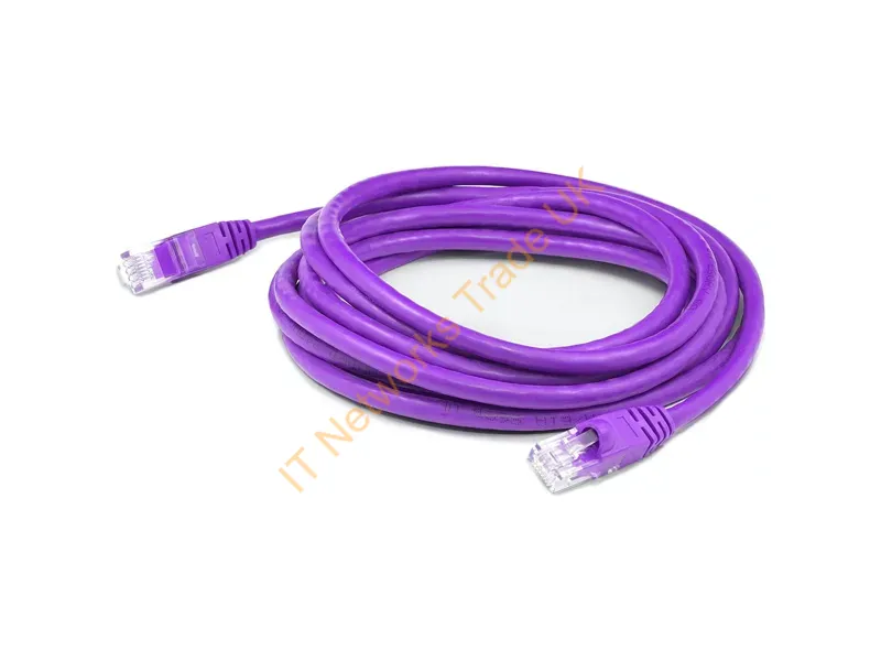 ADD-75FCAT6S-PE - Addon Networks Add-75Fcat6S-Pe Networking Cable Purple 900" (22.9 M) Cat6 U/Ftp (Stp)