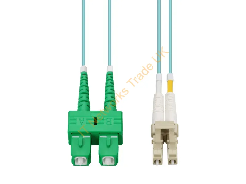 ADD-ASC-LC-20M5OM4P - Addon Networks Add-Asc-Lc-20M5Om4P Infiniband/Fibre Optic Cable 787.4" (20 M) Mmf Aqua Color, Beige, Green