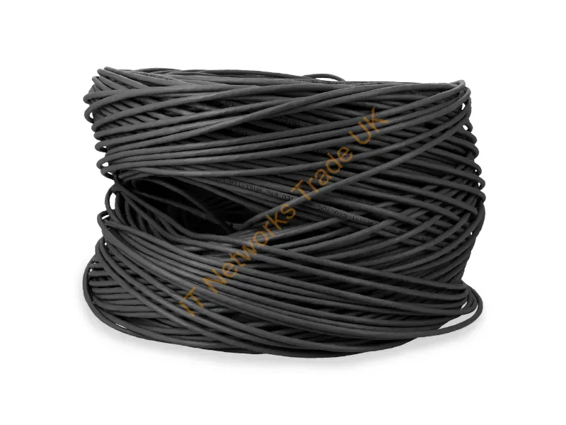 ADD-CAT5EBULK700F-GY - Addon Networks Add-Cat5Ebulk700F-Gy Networking Cable Black 8401.6" (213.4 M) Cat5E U/Utp (Utp)