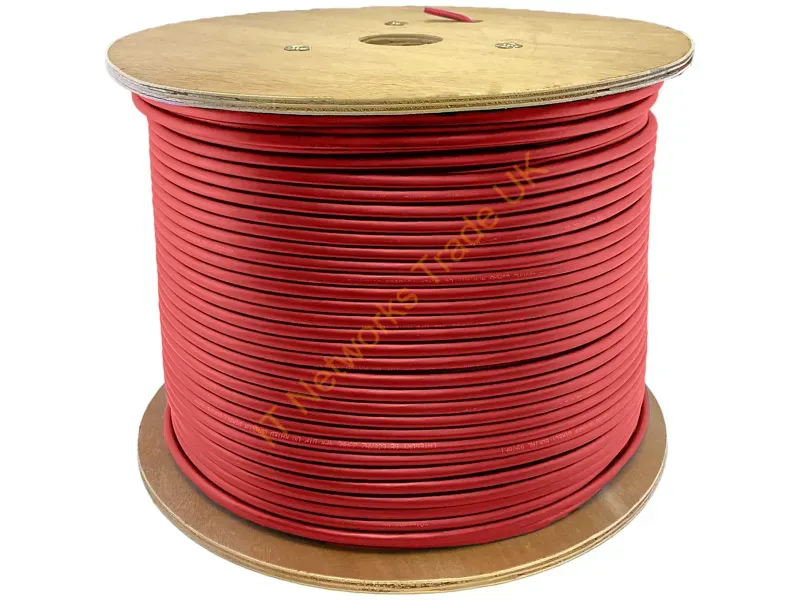 ADD-CAT6ABULK1K-RD - Addon Networks Add-Cat6Abulk1K-Rd Networking Cable Red 12000" (304.8 M) Cat6A U/Utp (Utp)