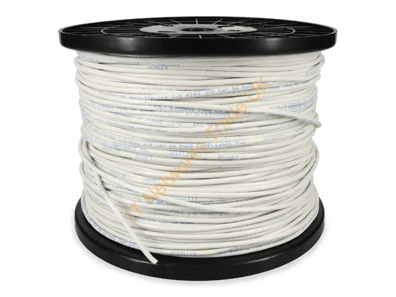 ADD-CAT6SLBULK1K-WE - Addon Networks Add-Cat6Slbulk1K-We Networking Cable White 12000" (304.8 M) Cat6 U/Utp (Utp)