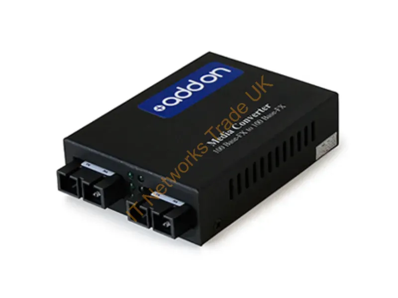 ADD-FMC-MMSM-2SC - Addon Networks Add-Fmc-Mmsm-2Sc Network Media Converter 100 Mbit/S 1310 Nm Multi-Mode, Single-Mode Black