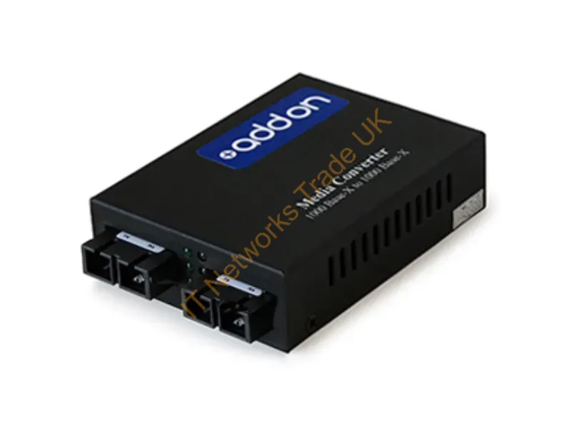 ADD-GMC-MMSM-4SC - Addon Networks Add-Gmc-Mmsm-4Sc Network Media Converter 1000 Mbit/S 1310 Nm Multi-Mode, Single-Mode Black