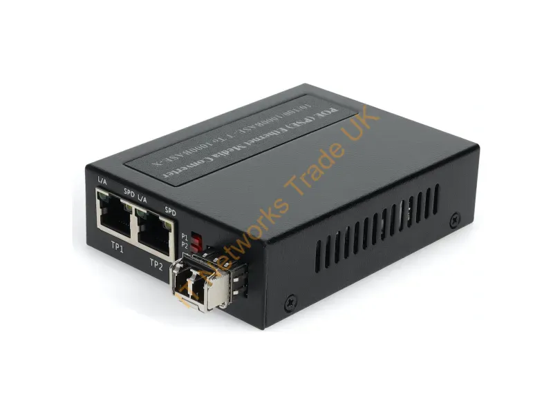 ADD-GMC-SX-2RJLC-POE+ - Addon Networks Add-Gmc-Sx-2Rjlc-Poe+ Network Media Converter 1000 Mbit/S 850 Nm Black