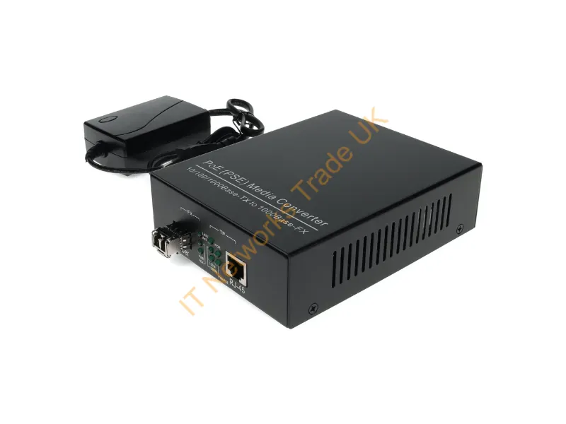 ADD-GMC-SX-LC-POE-EU - Addon Networks Add-Gmc-Sx-Lc-Poe-Eu Network Media Converter 1000 Mbit/S 850 Nm Multi-Mode Black