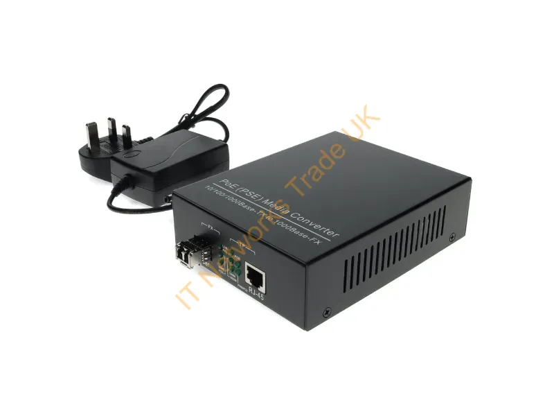 ADD-GMC-SX-LC-POE-UK - Addon Networks Add-Gmc-Sx-Lc-Poe-Uk Network Media Converter 1000 Mbit/S 850 Nm Multi-Mode Black
