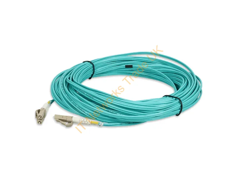 ADD-LC-LC-11M5OM4P-TAA - Addon Networks Add-Lc-Lc-11M5Om4P-Taa Infiniband/Fibre Optic Cable 433.1" (11 M) Lomm Aqua Color