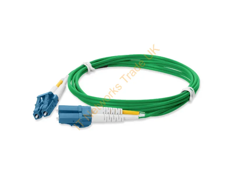 ADD-LC-LC-15M9SMFP-GN-TAA - Addon Networks Add-Lc-Lc-15M9Smfp-Gn-Taa Infiniband/Fibre Optic Cable 590.6" (15 M) Ofnp Green