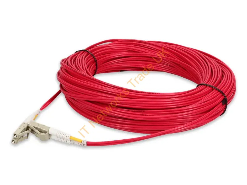 ADD-LC-LC-25M5OM4P-R - Addon Networks Add-Lc-Lc-25M5Om4P-Rd Infiniband/Fibre Optic Cable 984.3" (25 M) Mmf Red