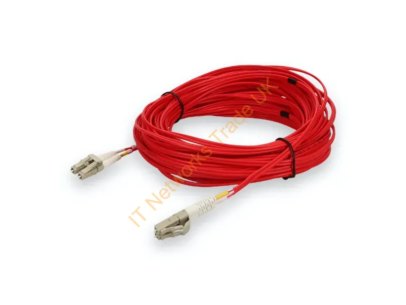 ADD-LC-LC-30M5OM4-RD-TAA - Addon Networks Add-Lc-Lc-30M5Om4-Rd-Taa Infiniband/Fibre Optic Cable 1181.1" (30 M) Lomm Red