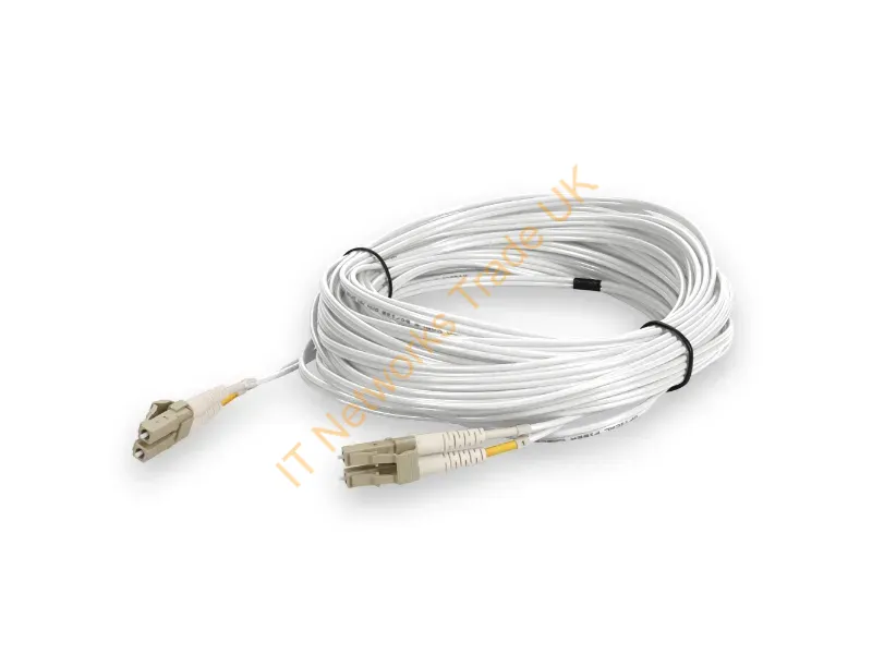 ADD-LC-LC-30M5OM4-WE-TAA - Addon Networks Add-Lc-Lc-30M5Om4-We-Taa Infiniband/Fibre Optic Cable 1181.1" (30 M) Lomm White