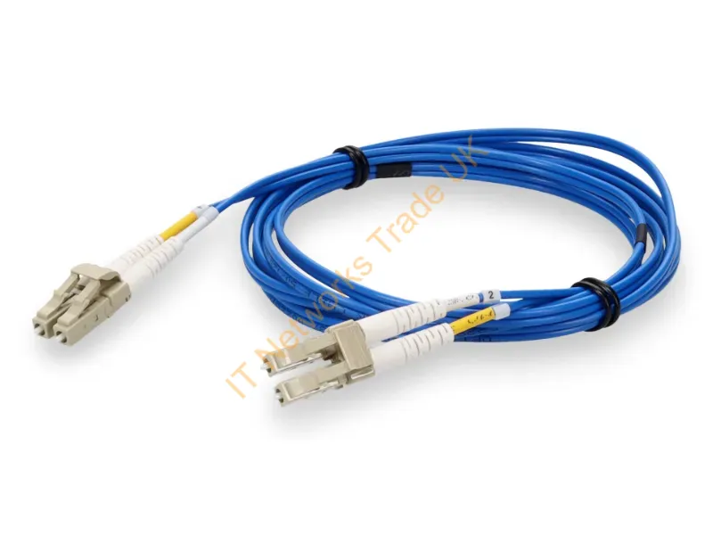 ADD-LC-LC-5M5OM4-BE-TAA - Addon Networks Add-Lc-Lc-5M5Om4-Be-Taa Infiniband/Fibre Optic Cable 196.9" (5 M) Ofnr Beige, Blue, White