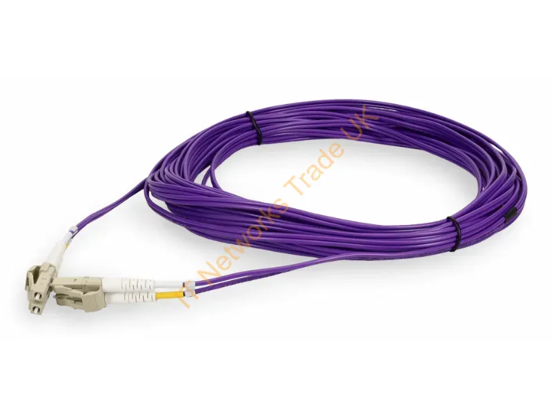 ADD-LC-LC-7M5OM4-PE-TAA - Addon Networks Add-Lc-Lc-7M5Om4-Pe-Taa Infiniband/Fibre Optic Cable 275.6" (7 M) Ofnr Purple