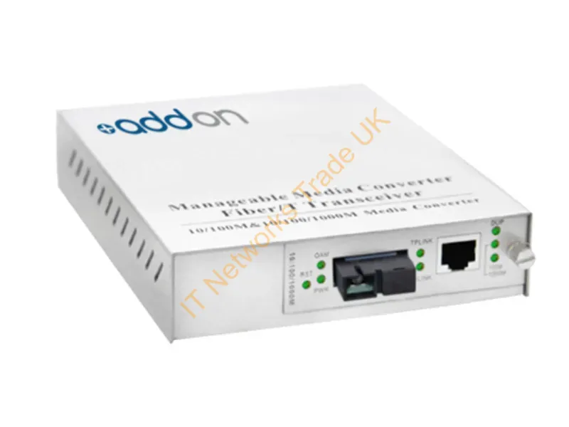 ADD-MFMC-BX-USC - Addon Networks Add-Mfmc-Bx-Usc Network Media Converter 100 Mbit/S Single-Mode White