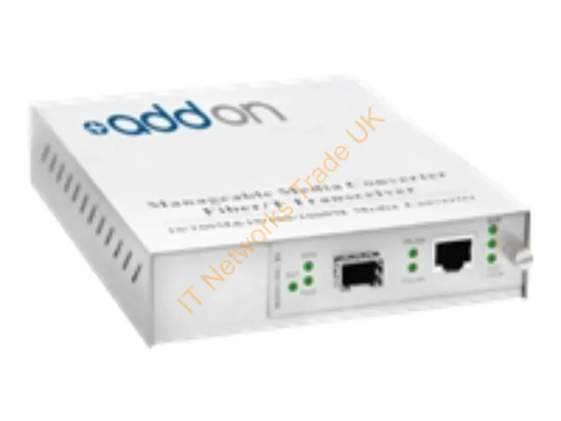 ADD-MGMC-LX-2SC - Addon Networks Add-Mgmc-Lx-2Sc Network Media Converter 1000 Mbit/S 1310 Nm Single-Mode White