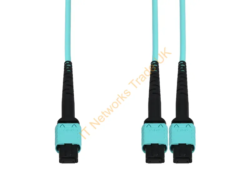 ADD-MPO-2MPO10MOM4 - Addon Networks Add-Mpo-2Mpo10Mom4 Infiniband/Fibre Optic Cable 393.7" (10 M) 2X Mpo Mmf Aqua Color