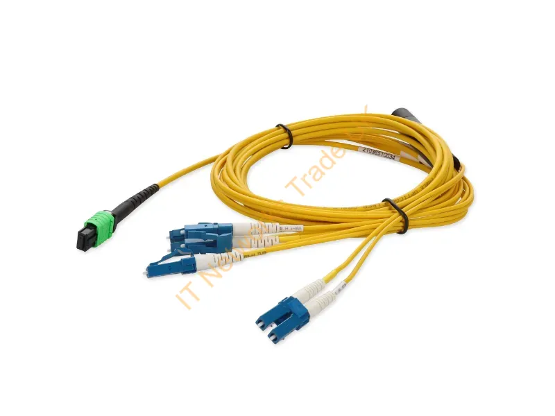 ADD-MPO-4LC15M9SMFLZ - Addon Networks Add-Mpo-4Lc1-5M9Smflz Infiniband/Fibre Optic Cable 59.1" (1.5 M) 8X Lc Yellow