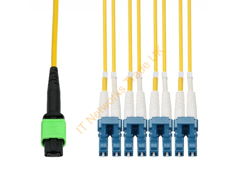 ADD-MPO-4LC15M9SMFP - Addon Networks Add-Mpo-4Lc15M9Smfp Infiniband/Fibre Optic Cable 590.6" (15 M) 4X Lc Ofnp Yellow