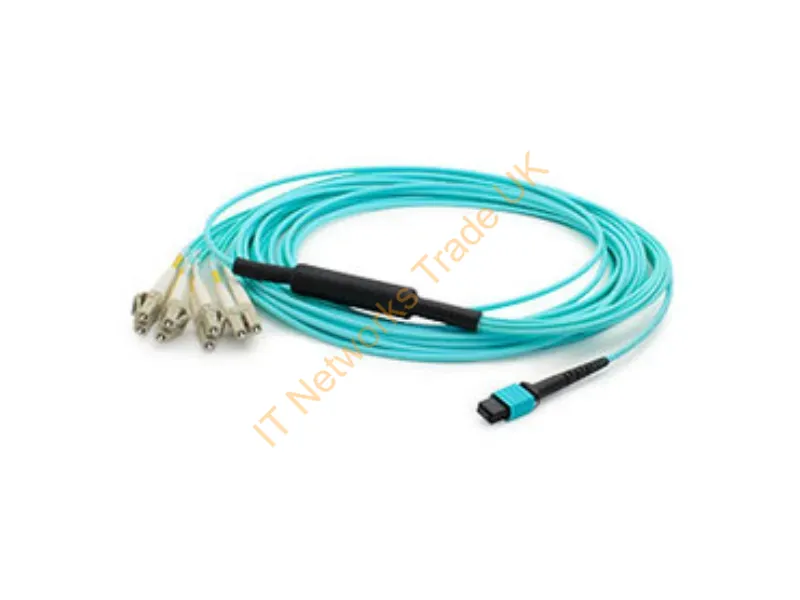 ADD-MPO-4LC2M5OM4LZ - Addon Networks Add-Mpo-4Lc2M5Om4Lz Infiniband/Fibre Optic Cable 78.7" (2 M) 8X Lc Ofnr Aqua Color