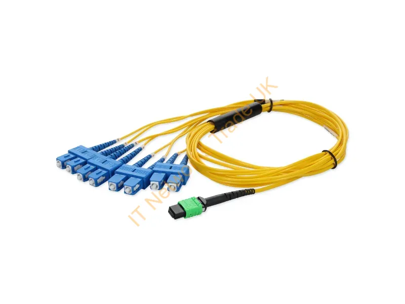 ADD-MPO-4SC2M9SMF - Addon Networks Add-Mpo-4Sc2M9Smf Fiber Optic Cable 78.7" (2 M) 8X Sc Ofnr Os2 Yellow