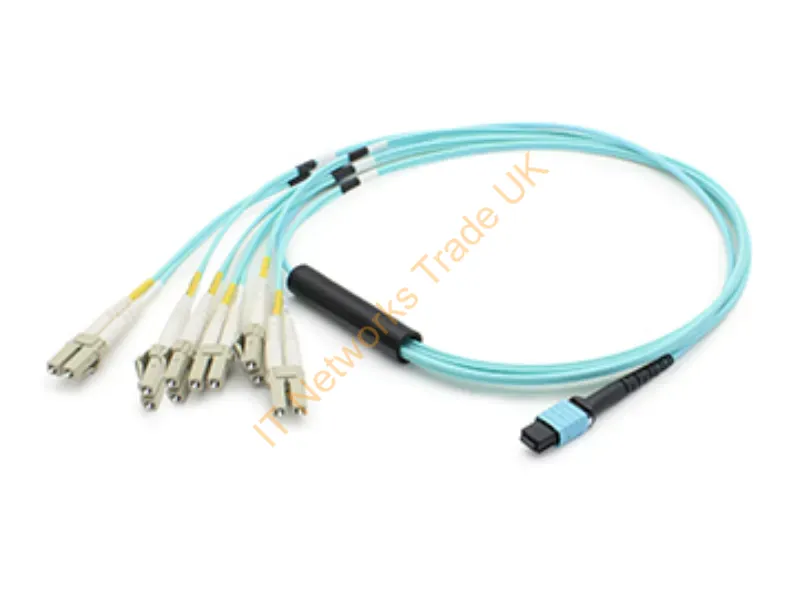ADD-MPO-6LC2M5OM3 - Addon Networks Add-Mpo-6Lc2M5Om3 Infiniband/Fibre Optic Cable 78.7" (2 M) Mpo/Mtp Lc Blue