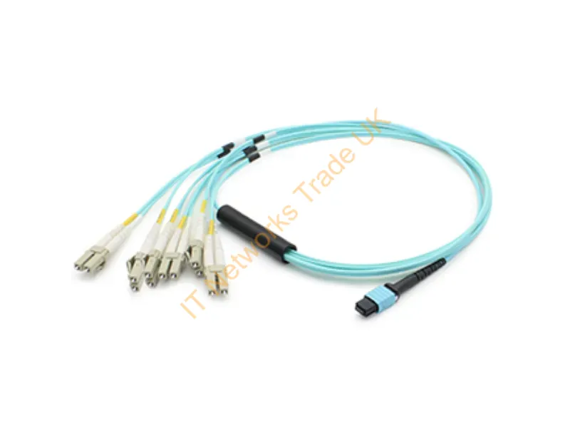 ADD-MPO-6LC5M5OM3 - Addon Networks Add-Mpo-6Lc5M5Om3 Infiniband/Fibre Optic Cable 196.9" (5 M) Lc Mpo/Mtp Blue