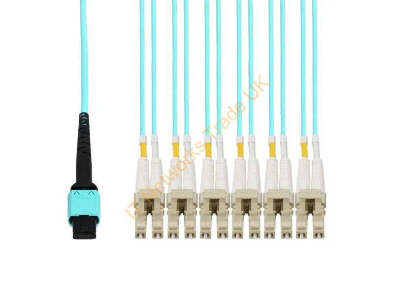 ADD-MPO-6LC5M5OM4P - Addon Networks Add-Mpo-6Lc5M5Om4P Infiniband/Fibre Optic Cable 196.9" (5 M) 6X Lc Ofnp Aqua Color