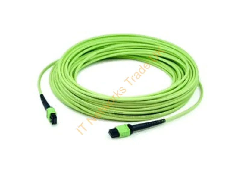 ADD-MPOMPO-10M5OM5 - Addon Networks Add-Mpompo-10M5Om5 Infiniband/Fibre Optic Cable 393.7" (10 M) Mpo Cmr Green