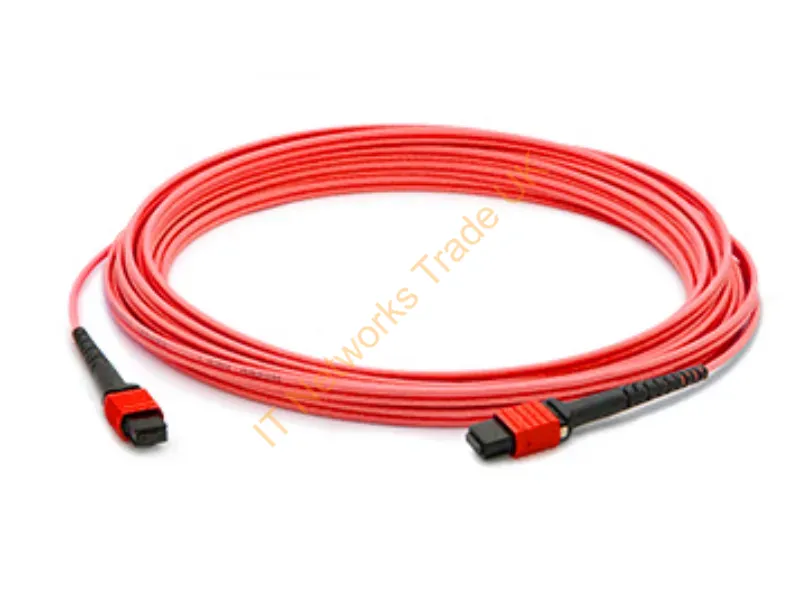 ADD-MPOMPO-15M5OM4-RD - Addon Networks Add-Mpompo-15M5Om4-Rd Infiniband/Fibre Optic Cable 590.6" (15 M) Mpo Lomm Red