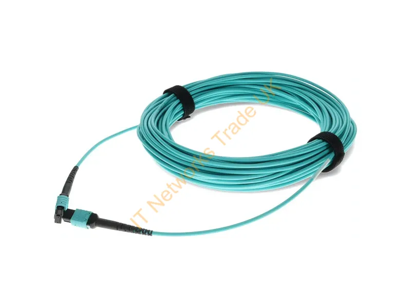 ADD-MPOMPO-19M5OM4P - Addon Networks Add-Mpompo-19M5Om4P Fiber Optic Cable 748" (19 M) Mpo Lomm Om4 Aqua Color