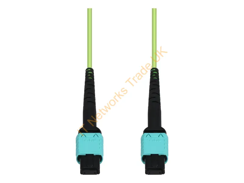 ADD-MPOMPO-1M5OM5P - Addon Networks Add-Mpompo-1M5Om5P Infiniband/Fibre Optic Cable 39.4" (1 M) Mpo Ofnp Aqua Color, Lime