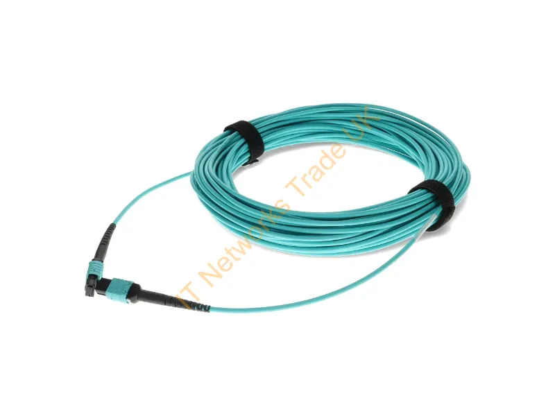ADD-MPOMPO-35M5OM4P-MA - Addon Networks Add-Mpompo-35M5Om4P-Ma Infiniband/Fibre Optic Cable 1378" (35 M) Mpo Lomm Aqua Color