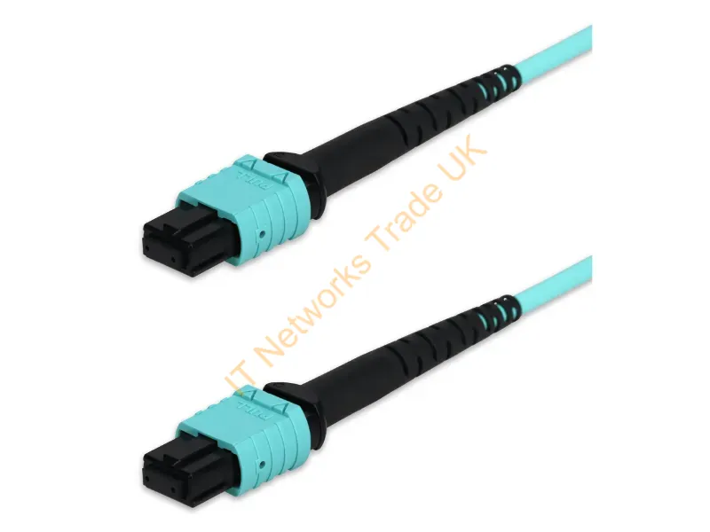 ADD-MPOMPO-3M5OM4GB - Addon Networks Add-Mpompo-3M5Om4Gb Infiniband/Fibre Optic Cable 118.1" (3 M) Mpo Ofnr Aqua Color