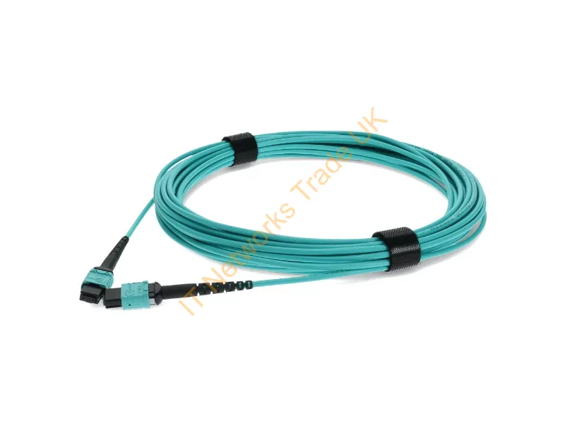 ADD-MPOMPO-4M5OM4P-TAA - Addon Networks Add-Mpompo-4M5Om4P-Taa Infiniband/Fibre Optic Cable 157.5" (4 M) Mpo Lomm Aqua Color