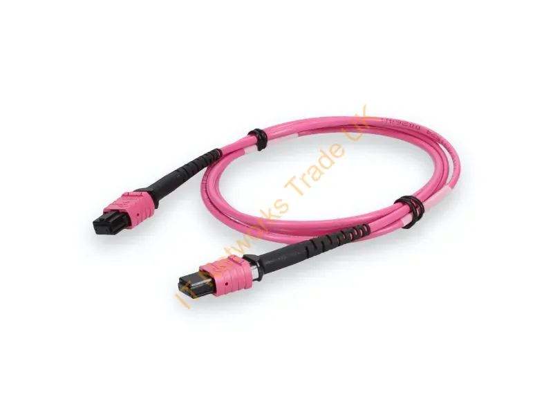 ADD-MPOMPO-7M5OM4P-MA - Addon Networks Add-Mpompo-7M5Om4P-Ma Fiber Optic Cable 275.6" (7 M) Mpo Lomm Om4 Magenta
