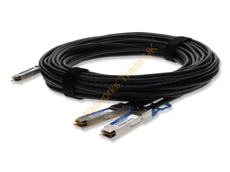 ADD-Q28AR2Q28MX-P2M - Addon Networks Add-Q28Ar2Q28Mx-P2M Infiniband/Fibre Optic Cable 78.7" (2 M) Qsfp28 2X Qsfp28 Dac Black