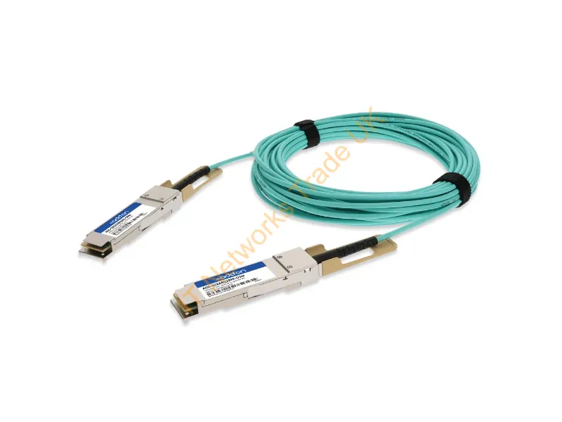 ADD-Q28ARQ28PA-O3M - Addon Networks Add-Q28Arq28Pa-O3M Infiniband/Fibre Optic Cable 118.1" (3 M) Qsfp28 Active Dac Aqua Color