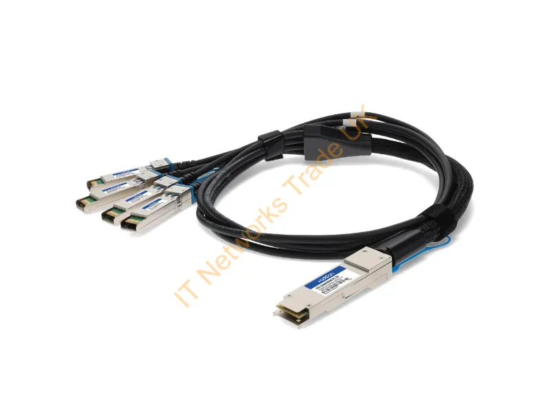 ADD-Q28ARS28MX-P2-5M - Addon Networks Add-Q28Ars28Mx-P2-5M Infiniband/Fibre Optic Cable 98.4" (2.5 M) Qsfp28 4Xsfp28 Black