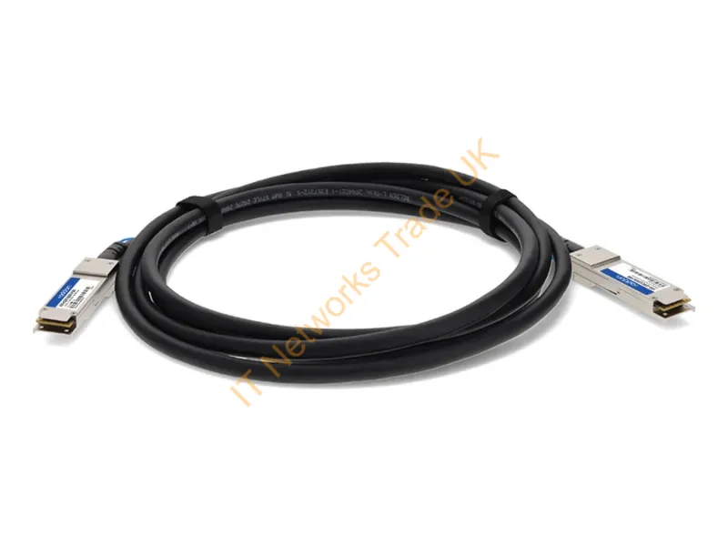 ADD-Q28CIQ28IN-P3M - Addon Networks Add-Q28Ciq28In-P3M Infiniband/Fibre Optic Cable 118.1" (3 M) Qsfp28 Dac Black