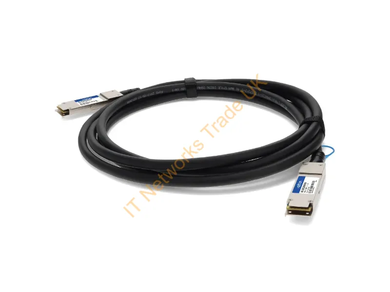 ADD-Q28CIQ28MX-P5M - Addon Networks Add-Q28Ciq28Mx-P5M Infiniband/Fibre Optic Cable 196.9" (5 M) Qsfp28 Dac Black