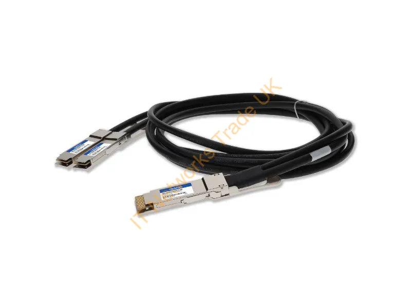 ADD-Q4AR2Q56MX-P2-5M - Addon Networks Add-Q4Ar2Q56Mx-P2-5M Infiniband/Fibre Optic Cable 98.4" (2.5 M) Qsfp-Dd 2X Qsfp56 Dac Black