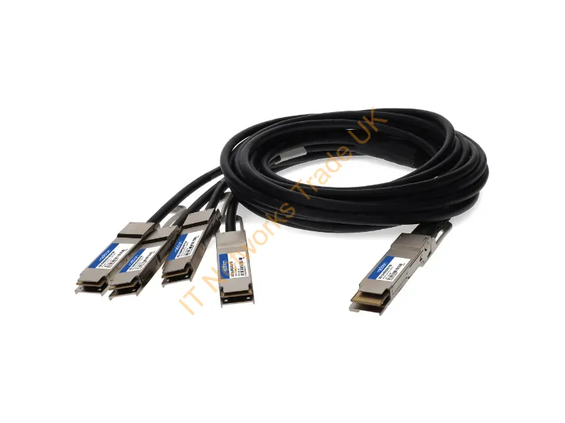 ADD-Q4AR4Q56MX-P1M - Addon Networks Add-Q4Ar4Q56Mx-P1M Infiniband/Fibre Optic Cable 39.4" (1 M) Qsfp-Dd 4X Qsfp56 Dac Black
