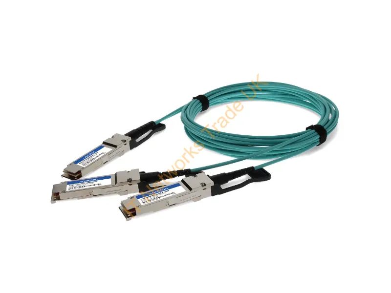 ADD-Q56AR2Q56MX-O5M - Addon Networks Add-Q56Ar2Q56Mx-O5M Infiniband/Fibre Optic Cable 196.9" (5 M) Qsfp56 Aoc Aqua Color